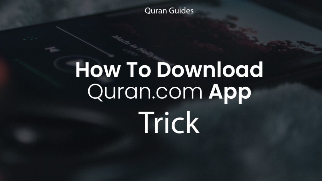 How to download quran app